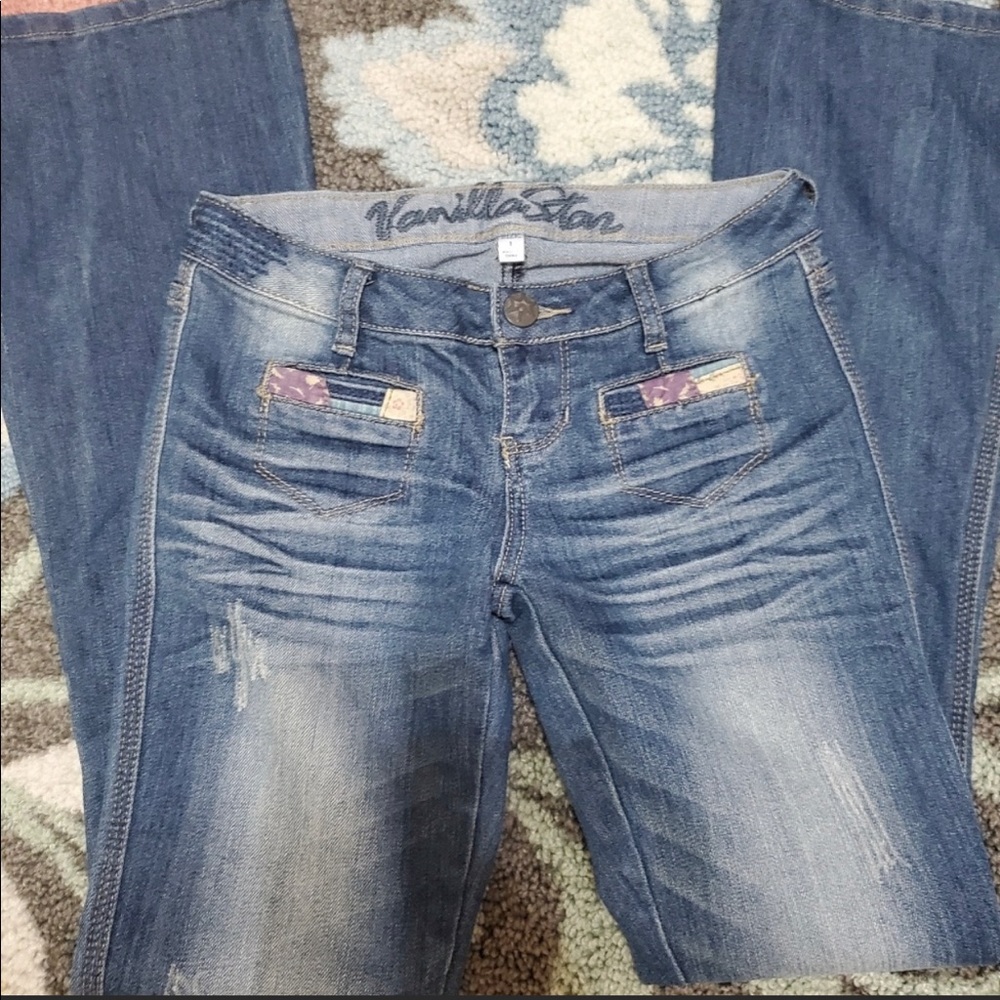 Juniors Vanilla Star Jeans